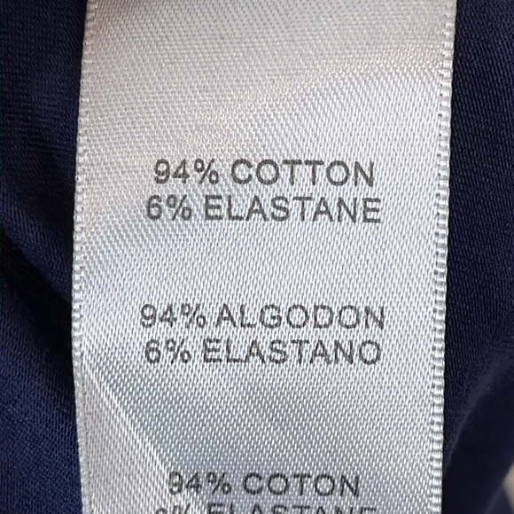 NWT Avenue Womens Navy Knit Stretch Straight Pants 0X PLUS SIZE - Picture 7 of 9